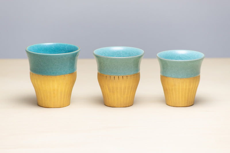 Warm stripe cup (Blue)