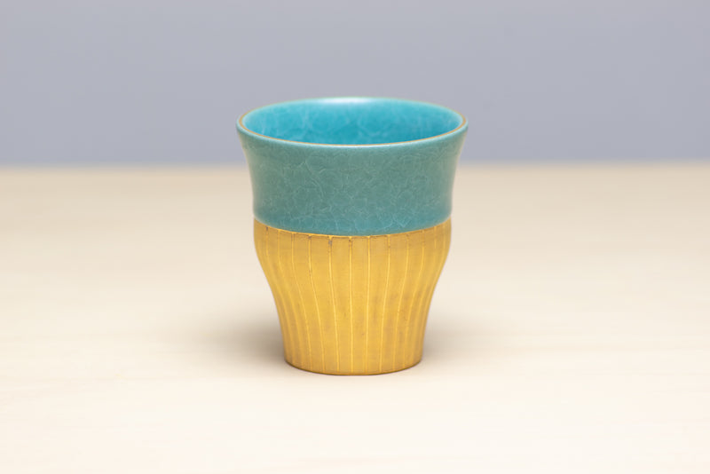 Warm stripe cup (Blue)