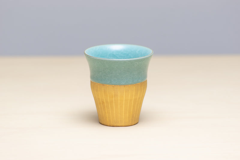 Warm stripe cup (Blue)